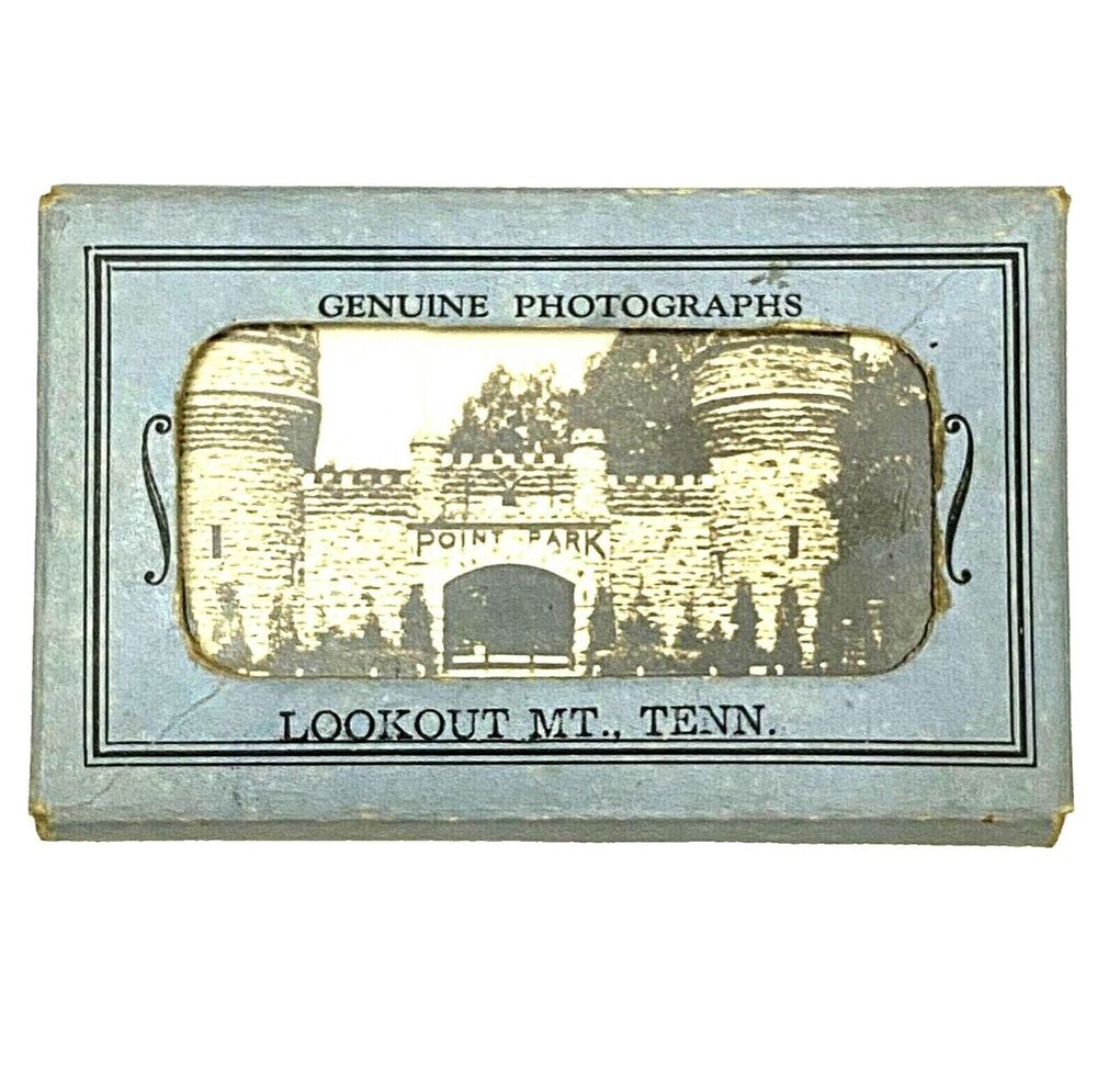 RPPC Mini Photographs 10 Pack Lookout Mountain Chattanooga TN Vtg 30s Souvenir